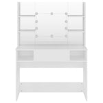 Kaptafel Met Led-Verlichting 100X40X135 Cm Mdf