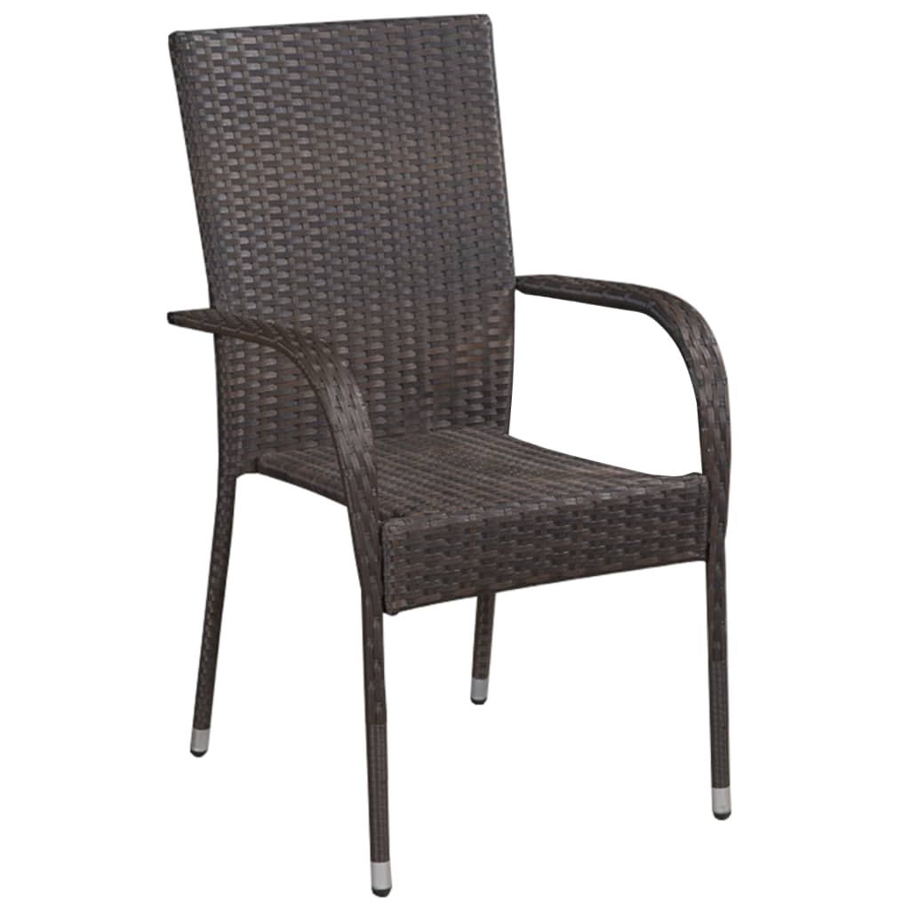 -Delige Tuinset Poly Rattan