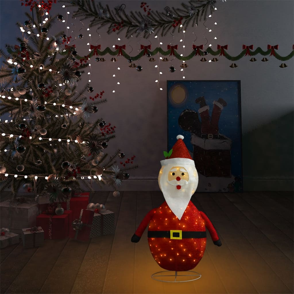 Kerstman Decoratief Led Luxe Stof