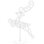 Kerstdecoratie Rendieren En Slee 260X21X87 Cm Acryl