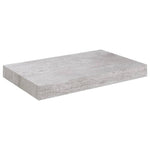 Wandschap Zwevend 23X23,5X3,8 Cm Mdf Betongrijs