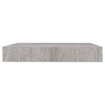 Wandschap Zwevend 23X23,5X3,8 Cm Mdf Betongrijs