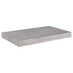 Wandschappen Zwevend 50X23X3,8 Cm Mdf Betongrijs