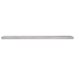 Wandschap Zwevend 120X23,5X3,8 Cm Mdf Betongrijs