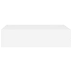 Wandschap Met Lade 40X23,5X10 Cm Mdf Wit