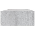 Wandschap Met Lade 40X23,5X10 Cm Mdf Betongrijs
