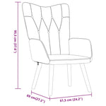 Relaxstoel Met Voetenbank Stof