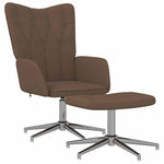Relaxstoel Met Voetenbank Stof