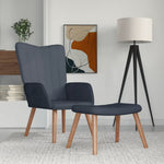 Relaxstoel Met Voetenbank Fluweel
