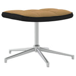 Relaxstoel Met Voetenbank Fluweel En Pvc