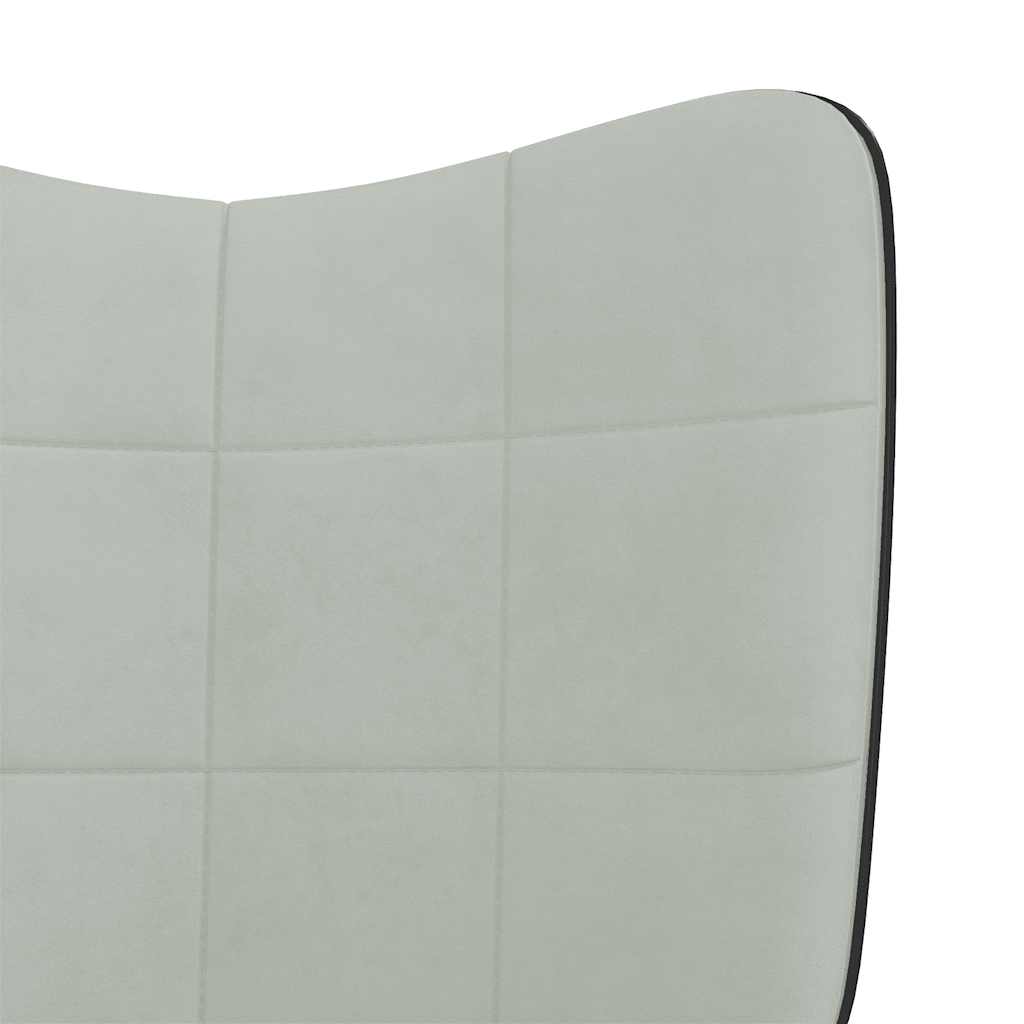 Schommelstoel Fluweel En Pvc