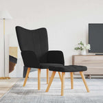 Relaxstoel Met Voetenbank Stof