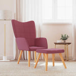 Relaxstoel Met Voetenbank Stof