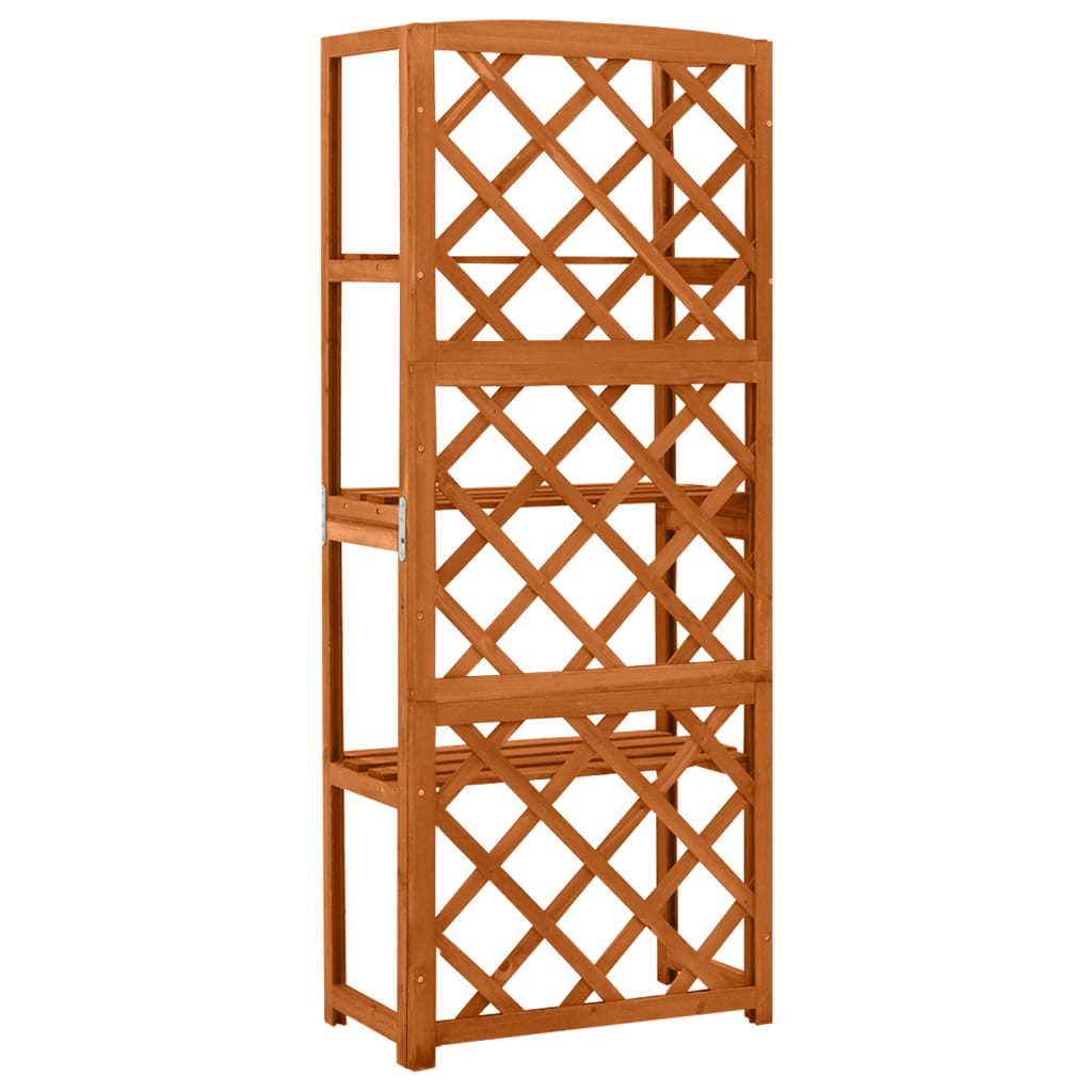 Latwerk Met Schappen 55X30X40 Cm Massief Vurenhout