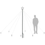 Kerstboomverlichting Waterval Met 400 Led's Binnen Buiten 2,5 M