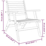 Tuinstoelen Massief Acaciahout