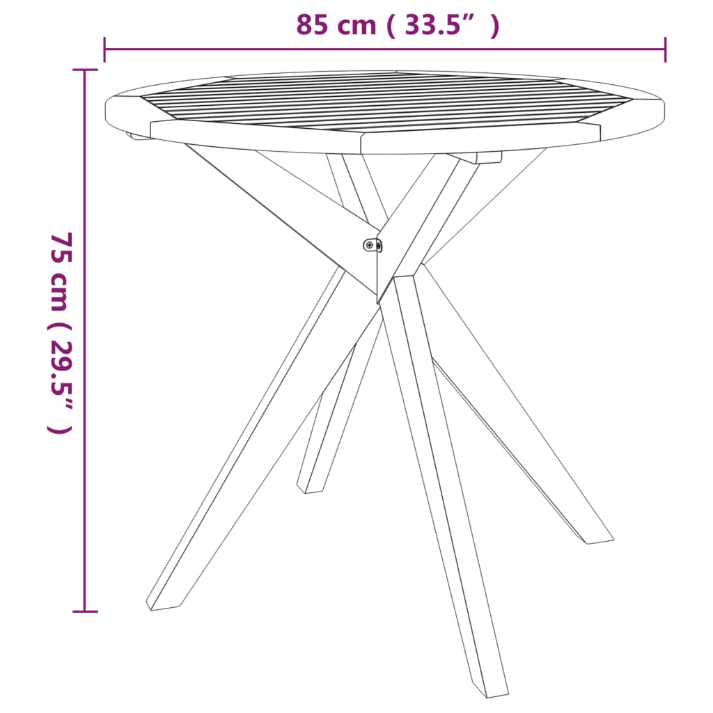 Tuintafel Massief Acaciahout