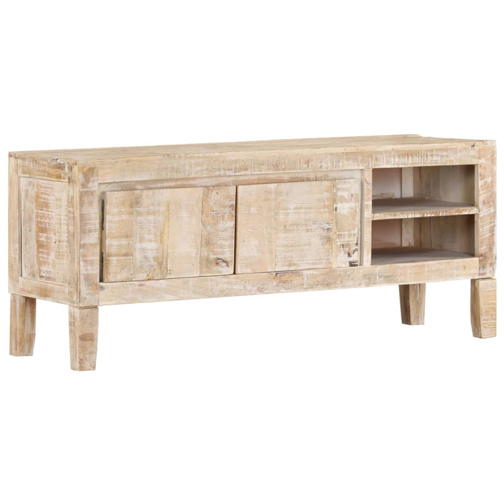 Tv-Meubel 110X35X46 Cm Massief Mangohout