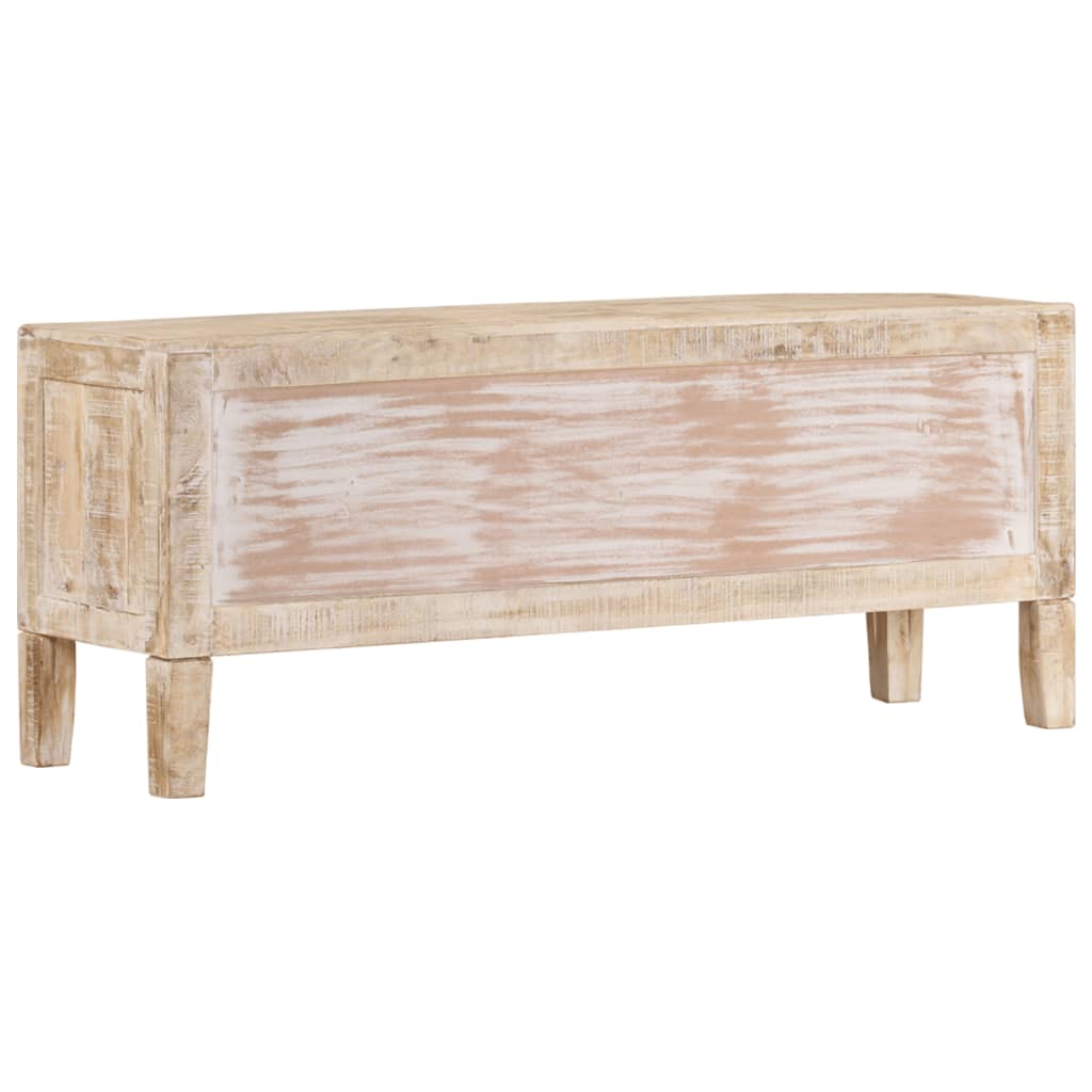 Tv-Meubel 110X35X46 Cm Massief Mangohout