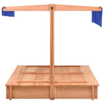 Zandbak Met Dak 112X112X112 Cm Vurenhout