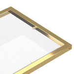 Computer Bijzettafel 50X35X65 Cm Gehard Glas