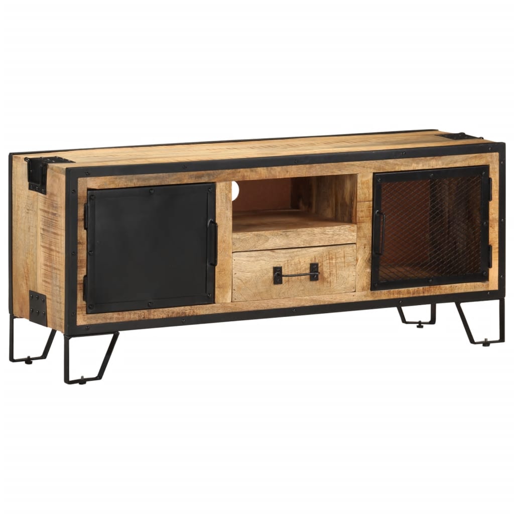 Tv-Meubel 110X31X46 Cm Ruw Mangohout