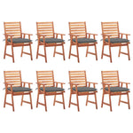 Tuinstoelen 2 St Met Kussens Massief Acaciahout