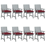 Tuinstoelen 2 St Met Kussens Massief Acaciahout