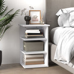 Bijzetkast 35X35X55 Cm Bewerkt Hout