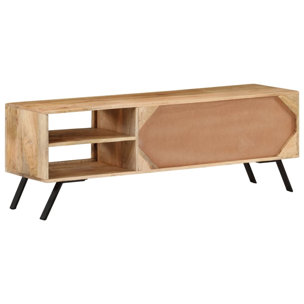 Tv-Meubel 110X30X40 Cm Massief Mangohout