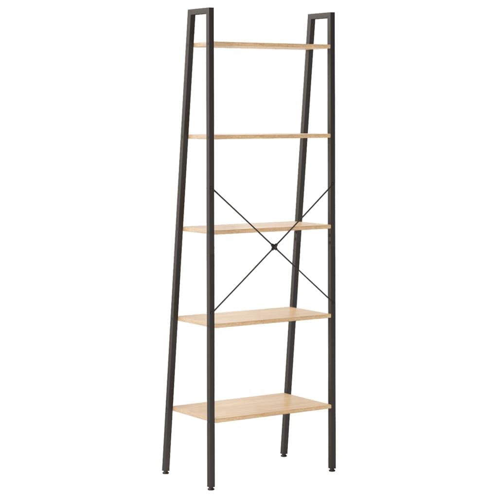 Opbergmeubel Met 5 Lagen En Zwart