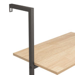 Ladderrek Met 3 Schappen 64X35X120,5 Cm En Zwart