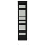 Vitrinekast 90X40X180 Cm Staal En Gehard Glas