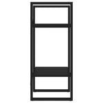 Boekenkast Met 2 Schappen Zwart