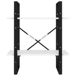 Boekenkast Met 2 Schappen Wit