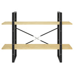 Boekenkast Met 2 Schappen Massief Grenen Naturel