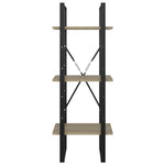 Boekenkast 3 Schappen Sonoma Eiken