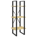 Boekenkast Met 3 Schappen Massief Grenen Naturel