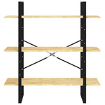 Boekenkast Met 3 Schappen Naturel