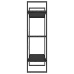Boekenkast Met 3 Schappen Grenenhout Zwart