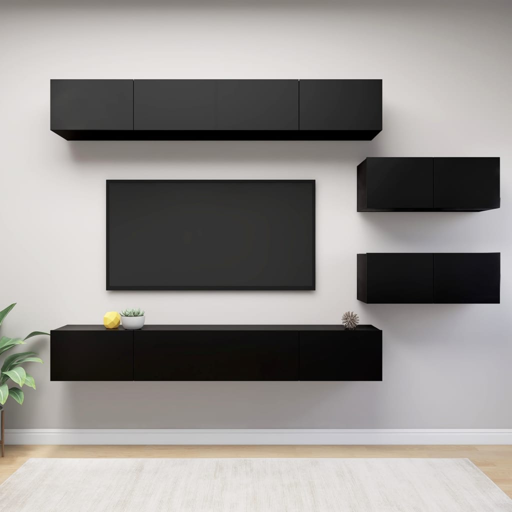 Tv-Meubelen Bewerkt Hout Kleurig