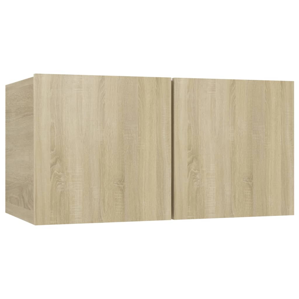 Tv-Meubelen Bewerkt Hout Kleurig