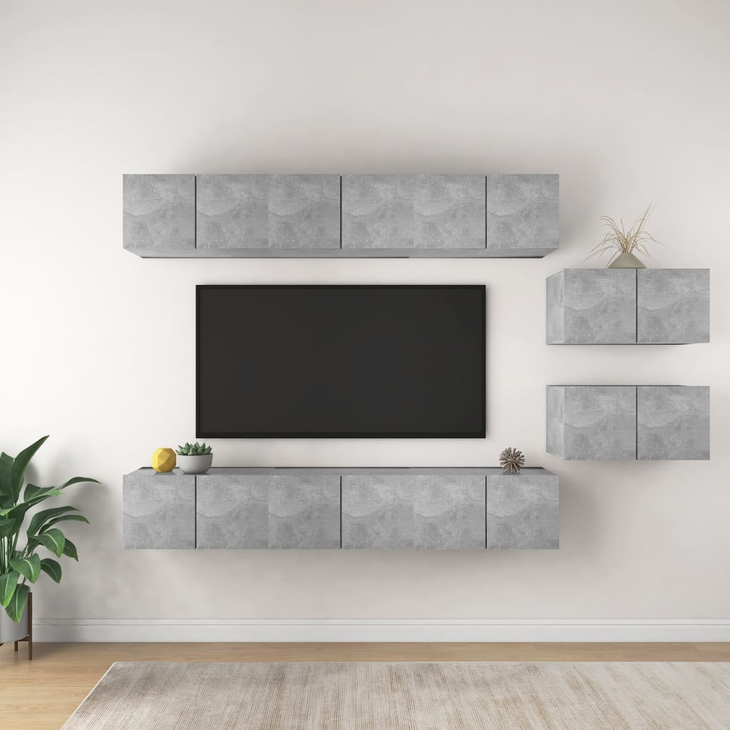 Tv-Meubelen Bewerkt Hout Kleurig