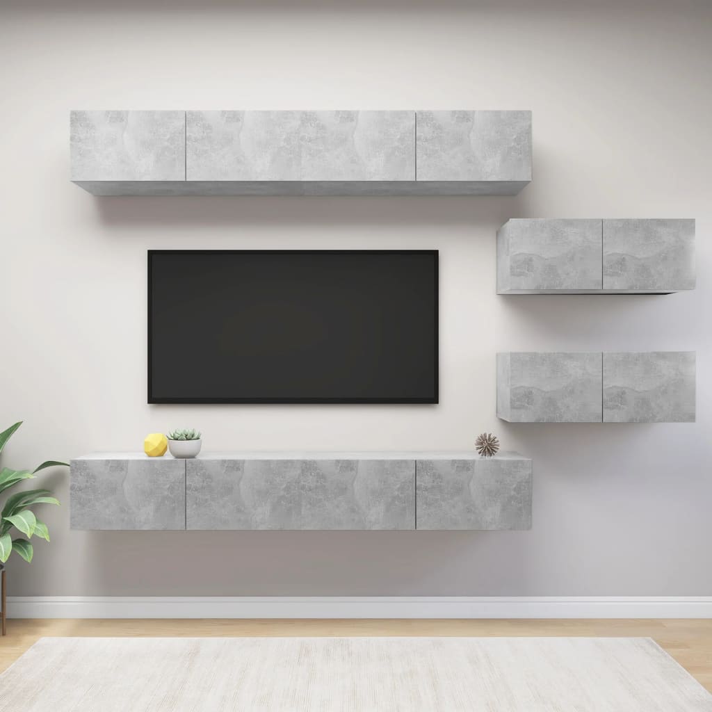 Tv-Meubelen Bewerkt Hout Kleurig