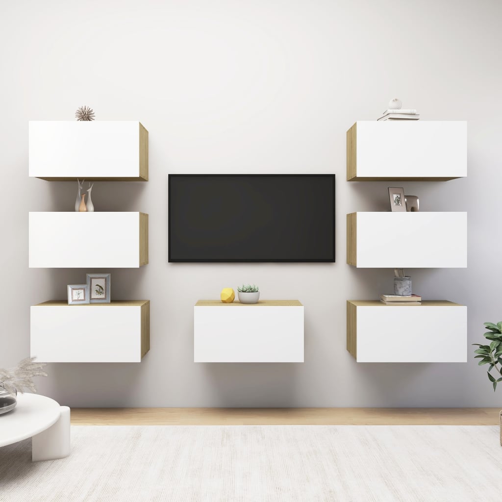 Tv-Meubelen 30,5X30X60 Cm Bewerkt Hout