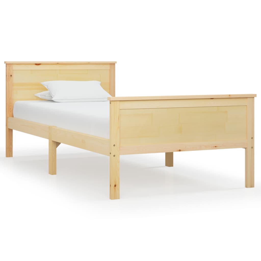 Bedframe Massief Grenenhout