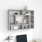 Wandschap 75X16X55 Cm Bewerkt Hout