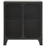 Opbergkast 72X36X82 Cm Metaal En Mdf