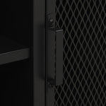 Tv-Meubel 05X36X47 Cm Metaal En Mdf Rustiek Bruin