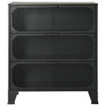 Opbergkast 72X36X82 Cm Metaal En Mdf